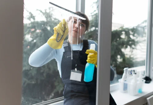 Nettoyage de vitres intérieures et extérieures à la Foye-Monjault